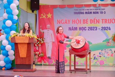 TRƯỜNG MẦM NON 10-3 RỘN RÀNG VỚI “NGÀY HỘI BÉ ĐẾN TRƯỜNG” NĂM HỌC 2023-2024
