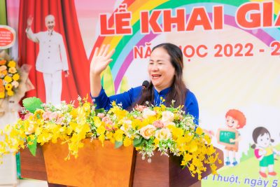 Trường Mầm Non 10-3 long trọng tổ chức lễ khai giảng năm học mới 2022 – 2023
