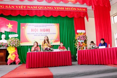 Trường mầm non 10-3 Tổ chức “Hội nghị công nhân viên chức người lao động” Năm học 2022 – 2023